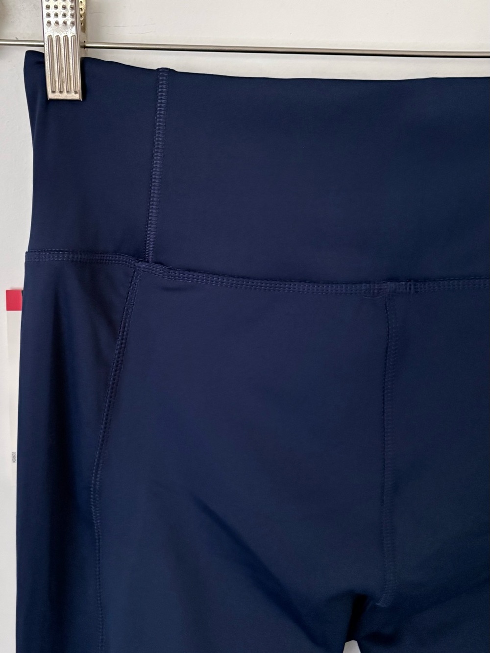 Adidas Dark Blue High Rise 7/8 Training Leggings Size M with Pocket - Picture 8 of 12